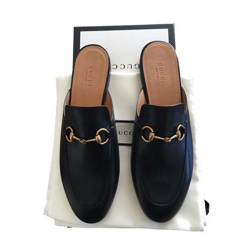 gucci satin mules|black Gucci mules.